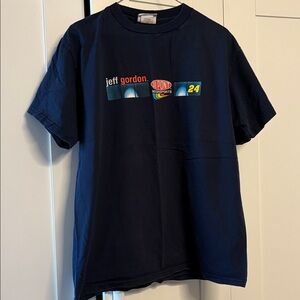 Jeff Gordon Navy Blue Graphic Tee